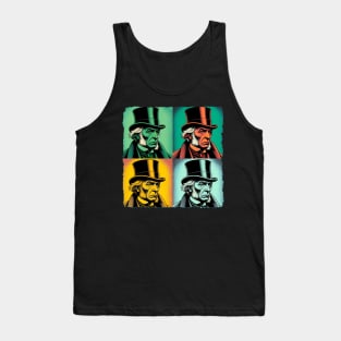 Scrooge Spectrum: Pop Art's Victorian Visionary - Ebenezer Scrooge Tank Top